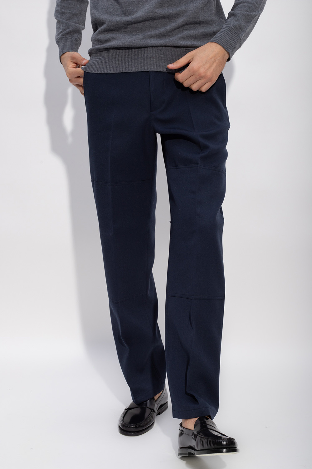 Lanvin Trousers with stitching | Men's Clothing | IetpShops